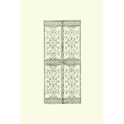 Barrière en fer forgé