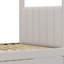 Upholstery Canopy Platform Bed With Trundle-1686800387