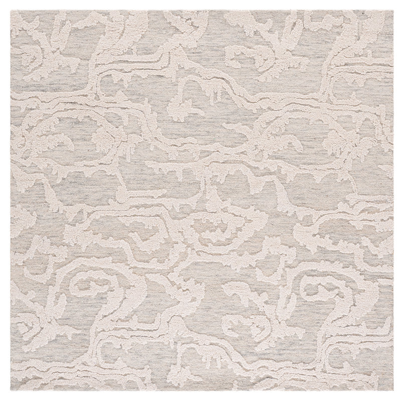 Harvest 305 Hand Tufted 80% Wool; 20% Cotton Abstract Rug, Rectangle 5' x 8'