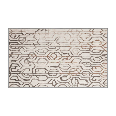 Machine Washable Gray Area Rug