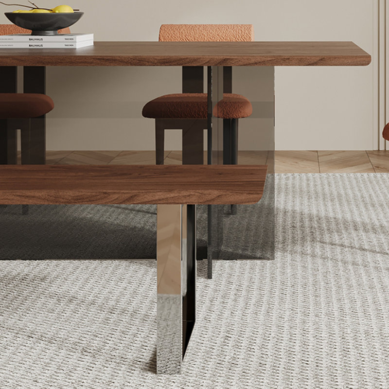 Nijborg Solid Wood Top Dining Table, 29.53" H x 55.12" L x 27.56" W