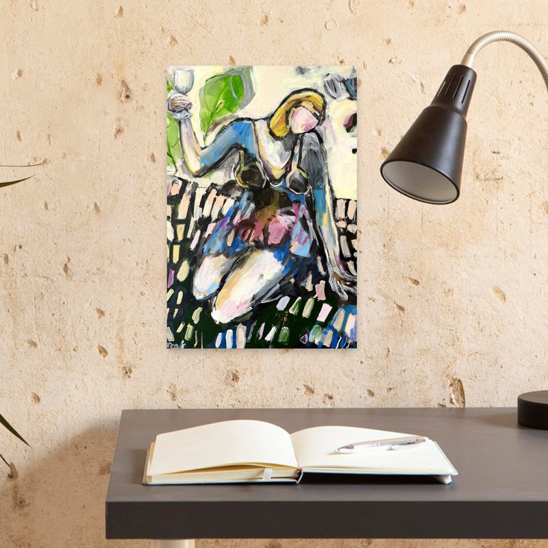 Art contemporain, art mural moderne, H 18 po x l 12 po