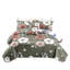 Ensemble de housse de couette pour grand lit 5 pièces en microfibre ultra-douce, comprenant 2 taies d'oreiller et 2 taies décoratives, literie lavable à la machine infroissable-124843788
