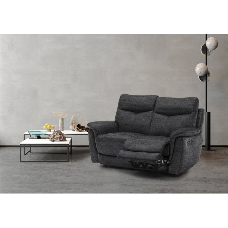 Holland 2 Seater Power Recliner, Charcoal