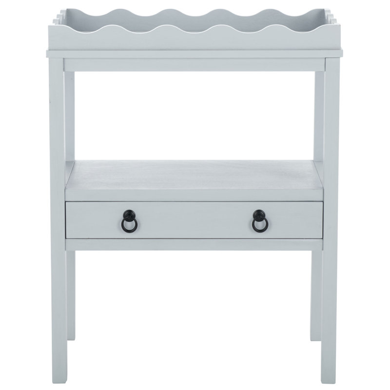 Kirkley Rect Accent Table, Winter Sky