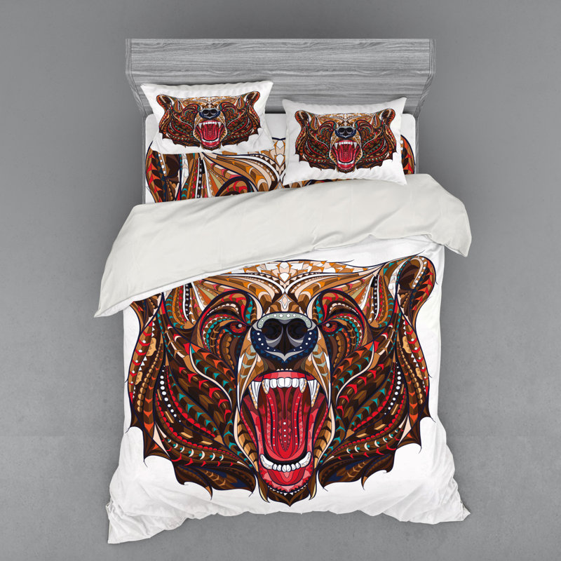 Rustic Polyester Duvet Cover, Queen Duvet Cover + 3 Additional Pieces