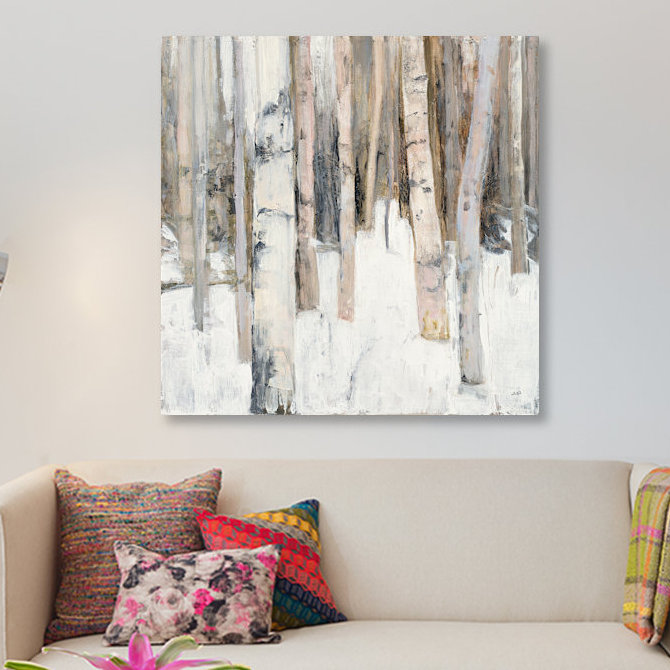 «Warm Winter Light I», reproduction d'impression sur toile tendue, H 12 po x l 12 po x P 1,5 po, Toile tendue, Pas de tapis