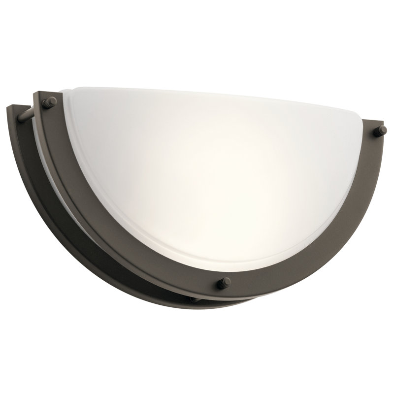 Demi-lune 1 lumière Emmelina, Bronze vieilli