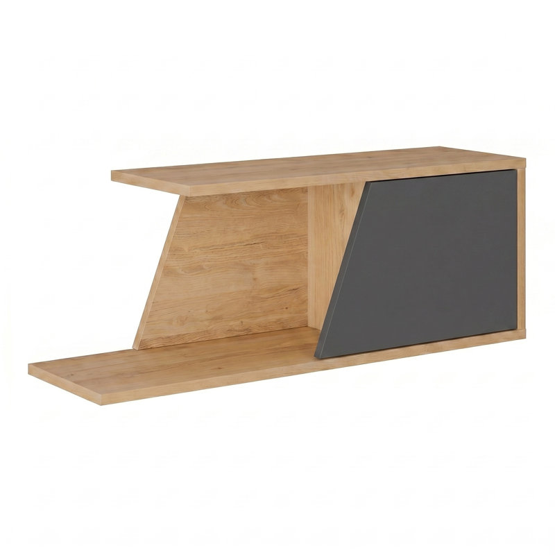 Floating Shelf, Sapphire Oak/Anthracıte