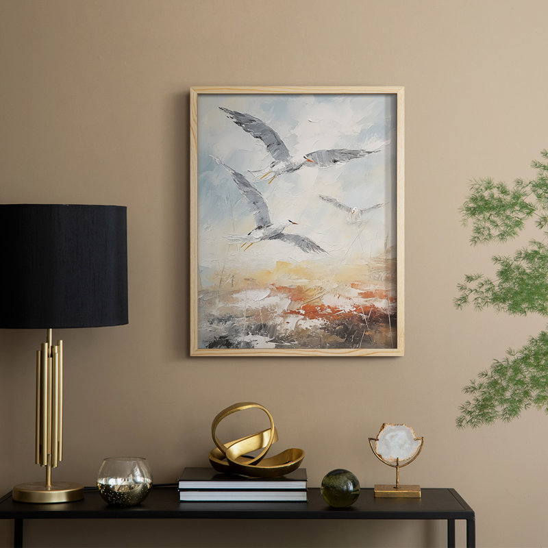 NAUTICAL Series CDLI, reproduction encadrée - bois massif, H 11 po x l 9 po, Naturel