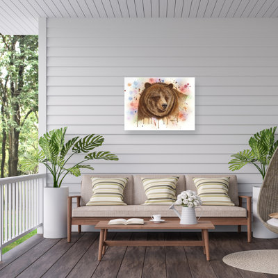 Toile d'extérieur Dave Bartholet Grizz Portrait
