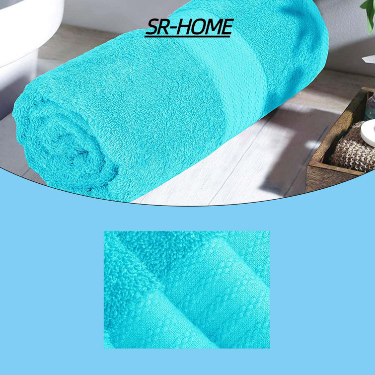 SR-HOME 2 Piece Cotton Bath Towel Set