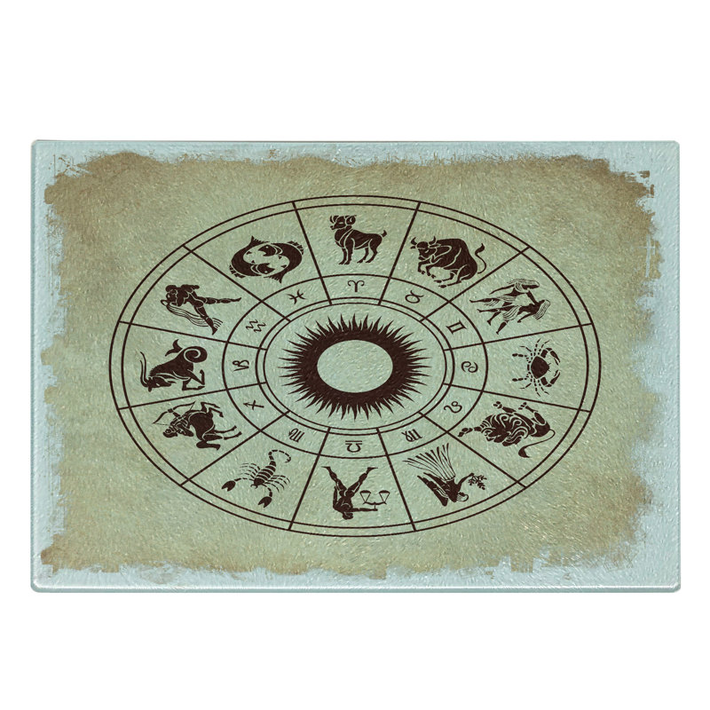 Planche à découper en verre trempé Ambesonne Astrology