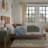 Amandah Low Profile Solid Wood Panel Bed-1063239675-1063239669