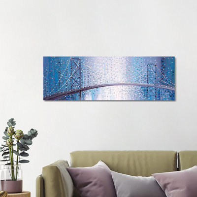 " Bridge In The Mist " by Ekaterina Ermilkina Painting Print