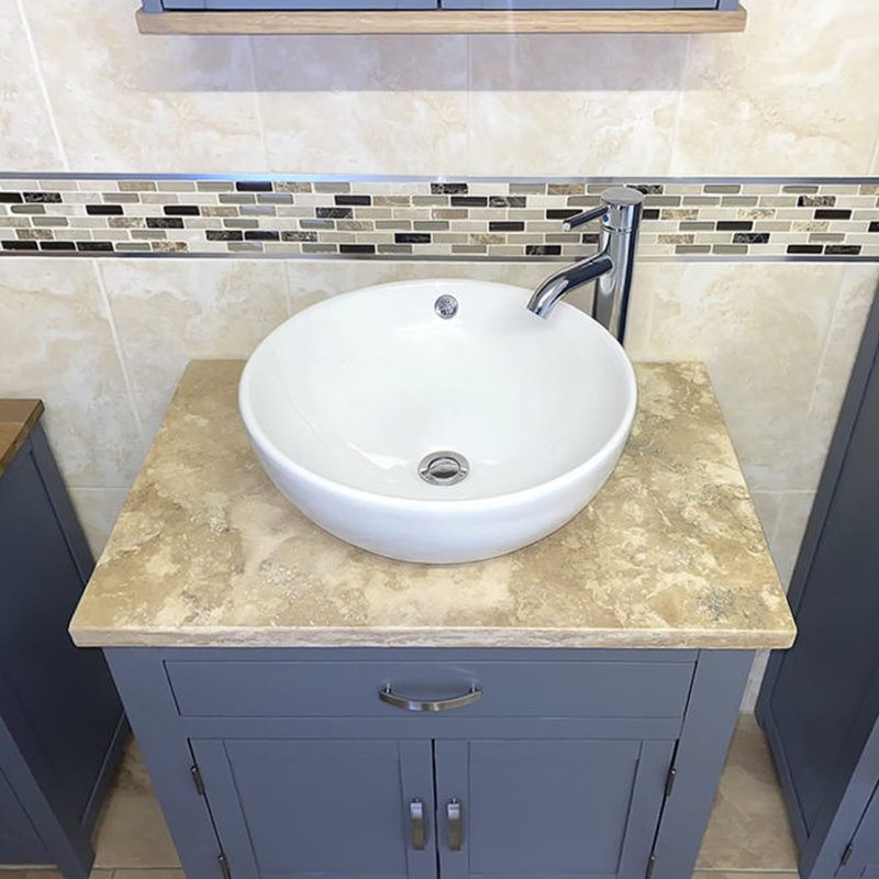 Bletchley 750mm Single Bathroom Vanity with Vessel Ceramic Basin