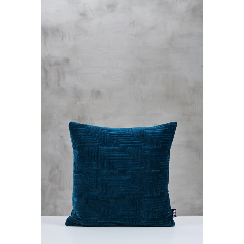 Square Throw Cushion, Blue