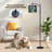 Arc Floor Lamp Magical Night Waterfall Landscape Glowing Lanterns Blooming Flowers Floor Lamps with Remote LED Lights Adjustable Lamp Shades Tall Standing Lamps for Reading Office Living Room