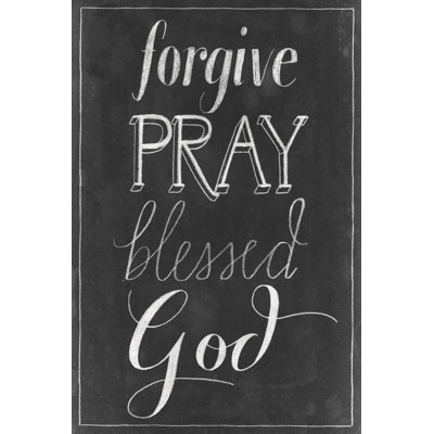 Chalkboard Faith II by Grace Popp - Print on Canvas