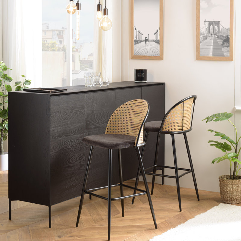 Ryne Counter Stool with Metal Frame