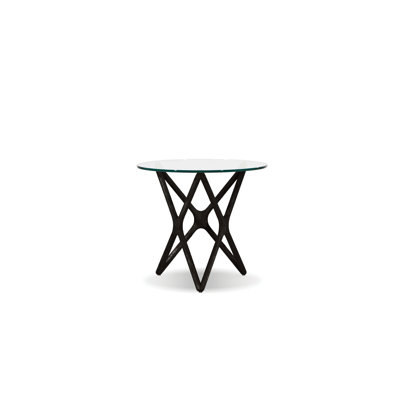 Glass Top End Table