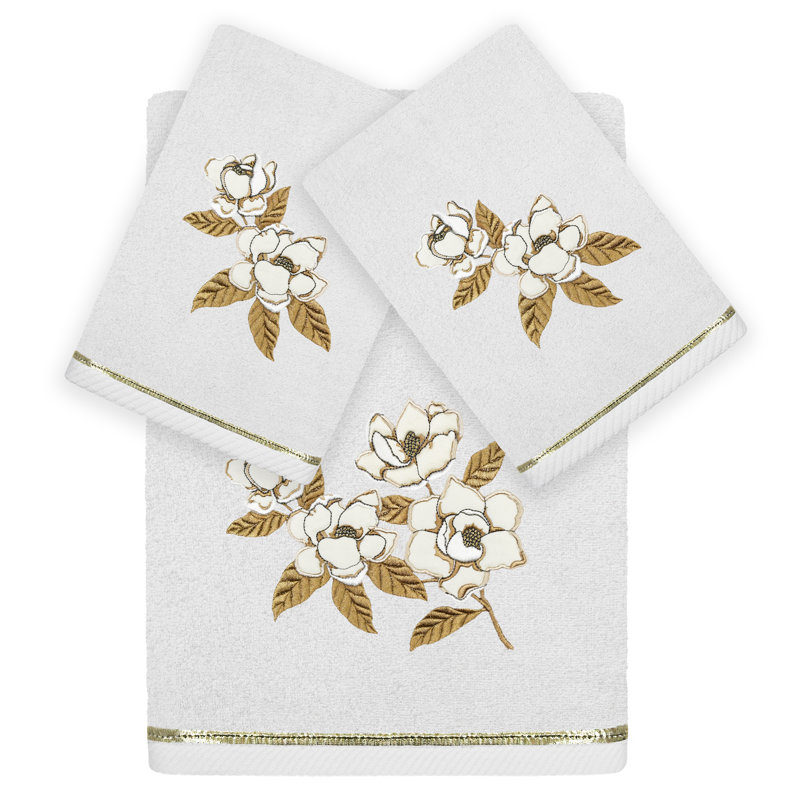 Ensemble 3 serviettes de bain, Argent