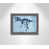 Grey Woodgrain Flat Framed