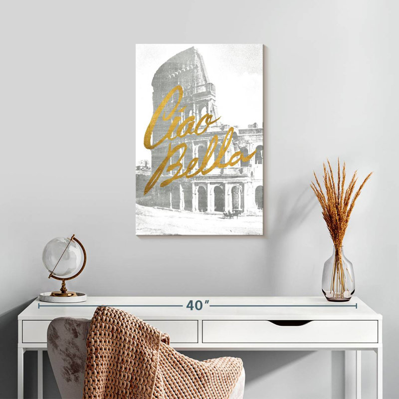 Tergel Gilded Rome, 24" H x 16" W