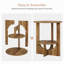 Pedestal End Table