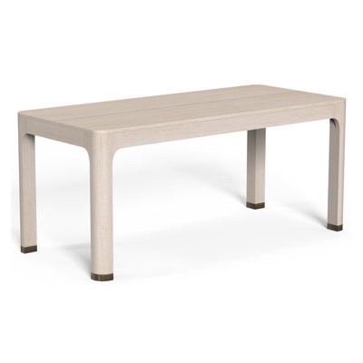 66" Rectangular Dining Table With Solid Wood Legs