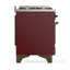 Majestic III Series 48 Inch Dual Fuel Range with 5 Sealed Burners, Griddle, Frenchtop in Matte Graphite (Natural Gas, Burnished Trim)-1387864833-1387864838-1387864889