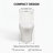 Modern Integrated Dual Flush One-Piece Toilet, 1.1/1.6 GPF, ADA Compliant Elongated Raised Seat, Hidden Trapway