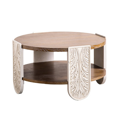 Petite table basse avec rangement double couche, chevet de style rétro pour le salon et balcon ou chambre à coucher en bois massif de conception polyvalente, assemblage simple