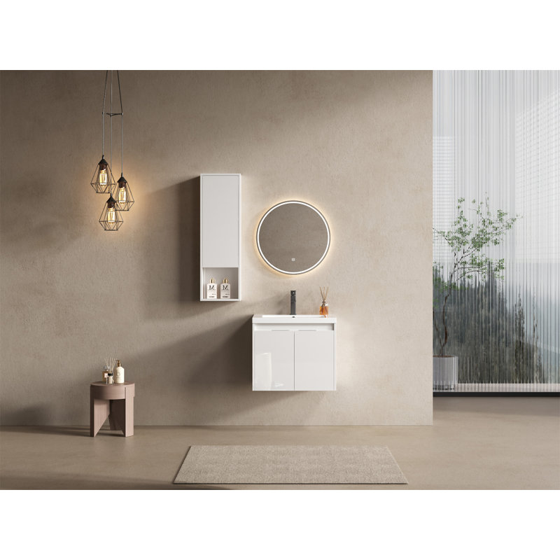 Meuble-lavabo 24 po avec lavabo en résine
