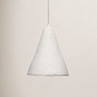 Keavy 1 - Light White Cone Pendant