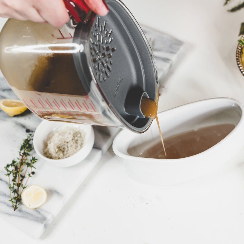 Gravy Strainer for Measuring, Pouring, and Straining
