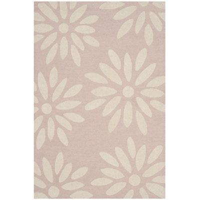 Floral Wool Hand Tufted Area Rug