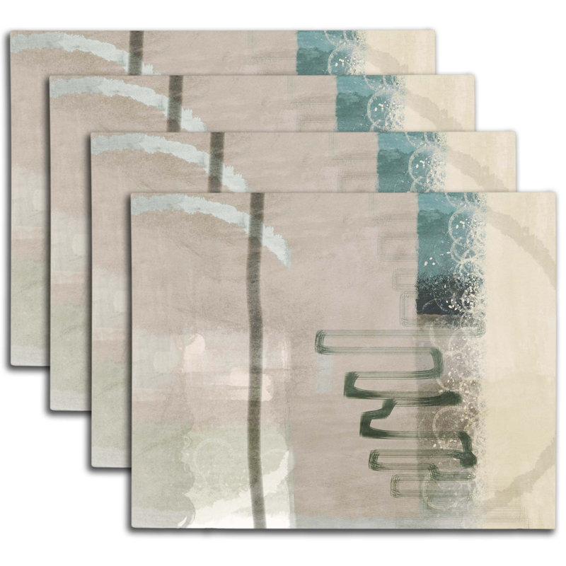 Napperon abstrait en polyester