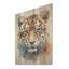 Portrait de tigre majestueux - animal tigré sur bois-336080713