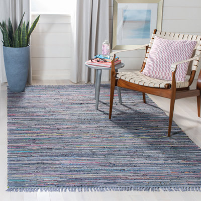 Tapis rayé en coton Feliciano
