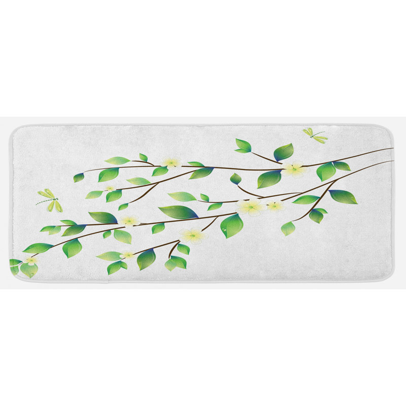 Tapis de cuisine libellule