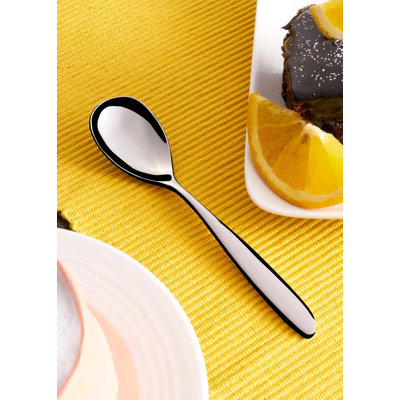 Cuillère à moka en acier inoxydable Nova | 4,6 po, argent, paquet de 12