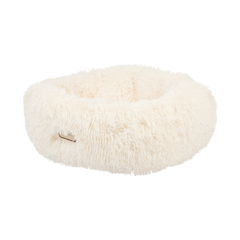 Faux Fur Bolster Pet Bed, Medium
