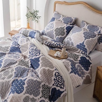 Trellis Damask Duvet Cover