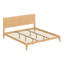 Lit plateforme en bois de bambou-410088882