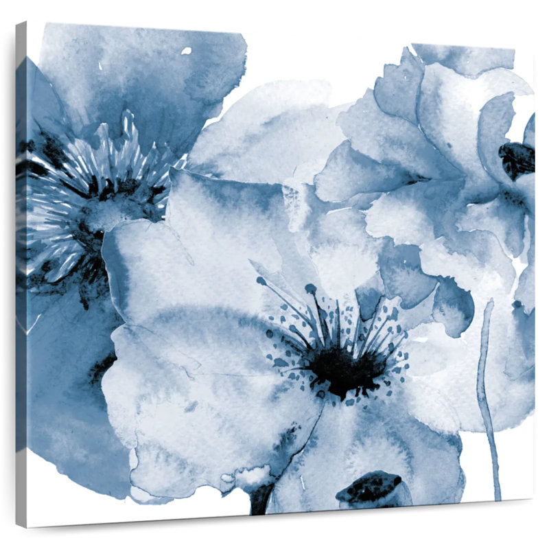 Flowing Flowers II, H 10 po x l 10 po