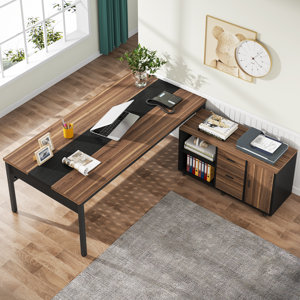 Beauchesne L-Shape Executive Desk