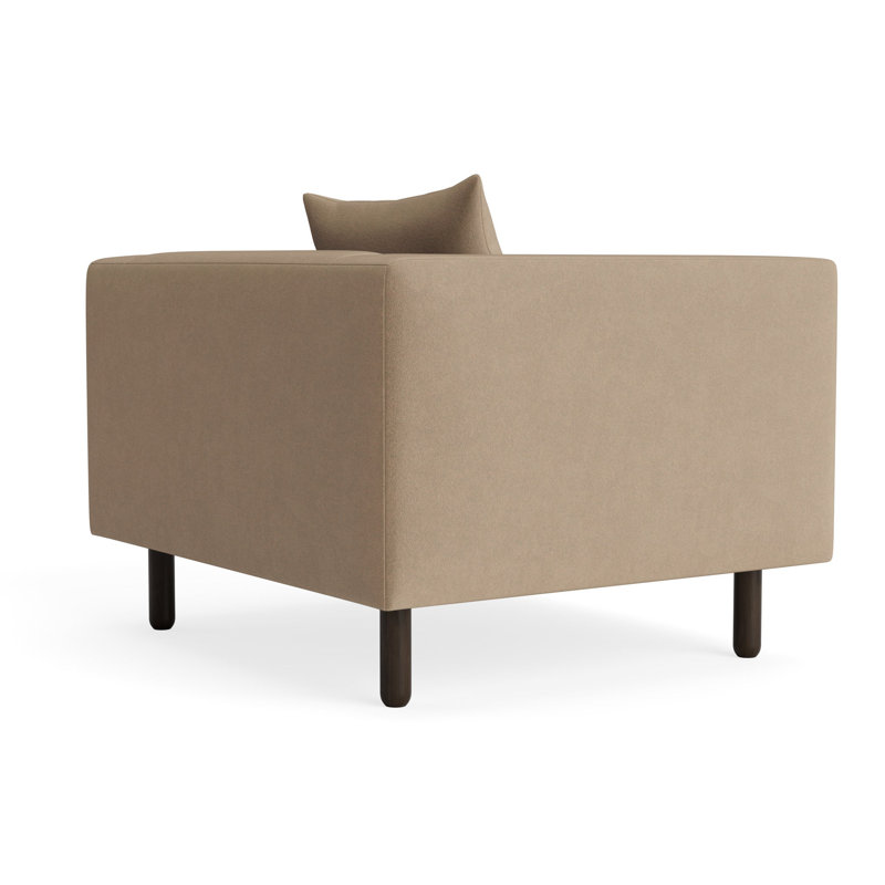 MTO - Mono Lounge Chair, Otter Velvet