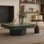 Ensemble de tables basses carrées d'inspiration italienne