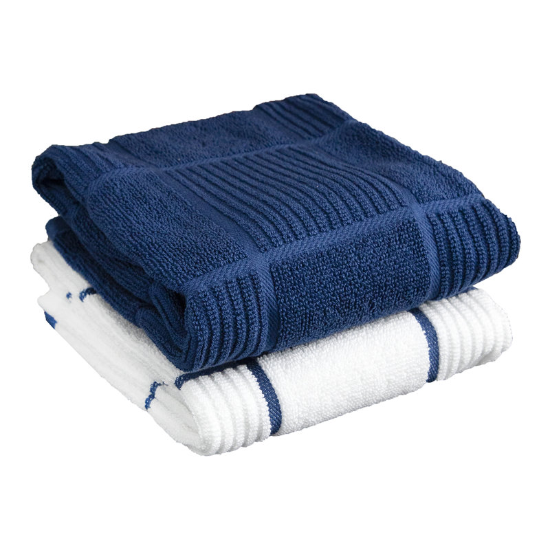 T-fal Parquet Kitchen Towel, Blue